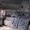 เตียงนอน DC939 Gray Dim 6 ft: L212xW235xH88 cm