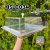 HS C034 ถาดเหลี่ยม+ฝา 35.5 x 35.5cm