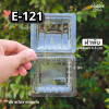 Excel กล่องใส ฝาพับ E-121 ฝาไม่ล็อค 100ชิ้น