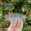 F&F กล่อง FF33 PET ฐานใส + ฝา 100ชิ้น
