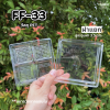 F&F กล่อง FF33 PET ฐานใส + ฝา 100ชิ้น