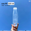 ขวดPP ปากกด 220cc 150ขวด