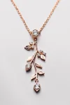 Necklace Rose Herkimer Diamonds