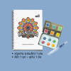สมุดระบายสี ฝึกสมาธิ MANDALA Easy&Simple vol.3+ชุดสีน้ำ