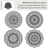 สมุดระบายสี ฝึกสมาธิ MANDALA ROCOCO  ระดับ 2