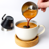 ETZEL ถ้วยตวงเอสเปรสโซ่ ถ้วยตวงกาแฟ สแตนเลส 304 ขนาด 100 มล. พร้อมที่จับ Measuring Cup Stainless