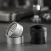 แทมเปอร์เข็ม เกลี่ยผงกาแฟ Coffee Needle Tamper 51/58mm. สีดำและเงิน