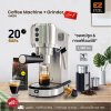 เครื่องชงกาแฟสด ETZEL ชงแคปซูลได้ 20 บาร์ รุ่น SN685Set1 และ SN685Set2 ฟรี! กาแฟดอยช้าง 250 กรัมและกาแฟแคปซูล