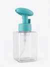 ขวดปั๊มโฟม PET 400ml. เหลี่ยม สีขาว สีใส