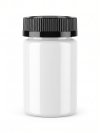 ขวดป้องกันเด็กเปิด PET 120ml. กลม สีขาว