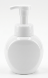 ขวดปั๊มโฟม PET 300ml. กลม สีขาว