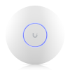 U6-Enterprise : Ceiling-mounted WiFi 6E AP with 10 spatial streams and 6 GHz support to provide seamless, multi-band coverage within high client density environments.