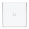 U6-Enterprise-IW : Wall-mounted WiFi 6E AP with 10 spatial streams, 6 GHz support, and a built-in 4-port switch