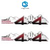 สติ๊กเกอร์ 4x4 - TOYOTA VIGOCHAMP (ติดข้างท้ายกระบะ)