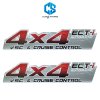 สติ๊กเกอร์ 4x4 ECT-I - TOYOTA VIGO รุ่น2 (เกียร์ออโต้)(ติดข้างท้ายกระบะ)