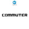สติ๊กเกอร์ COMMUTER - TOYOTA COMMUTER (ติดฝาท้าย)