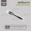 ชุด Cutlery ราคาประหยัด ส้อมยาว (ดำ) บรรจุซองใส (20mic)