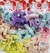 RB-126มัดผมผ้าหวานหูกระต่าย1x3(36ชิ้นคละสีหวาน)