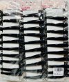 HC-1550กิ๊บปากเป็ด7ซม.สีดำล้วน1x10(120ชิ้น)