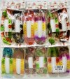 HC-208กิ๊บปากเป็ดใหญ่สีเพ้นท์1x2(คละสี24ชิ้น)