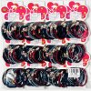 AS-1083ยางรัดผมเม็ดทอง1x7(84เส้นคละสีคลาสสิค)