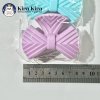 ตัวหนีบผม ลายโบว์เส้น สีหวาน (6 ชิ้น)