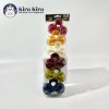 ตัวหนีบผม ลายโบว์กลม สีคลาสสิค (6 ชิ้น)
