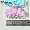 ตัวหนีบผม ลายคลื่น สีหวาน (6 ชิ้น)
