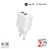 WISE อะแดปเตอร์ 12W หัวชาร์จ 2 พอร์ต USB-A Adapter FAST CHARGER ชาร์จเร็ว