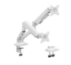 แขนจับจอ WISE DUAL MONITOR ARM - BLACK 2 ARM