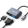 WISE USB C to HDMI+VGA