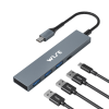 WISE USB Hub Type C - USB A 3 ports/ Micro USB 1 port