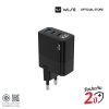 WiSE Adapter 65W LED หัวชาร์จ 3 PORT 2 USB-C /1 USB-A ใช้งานได้ทั้ง Android , iOS