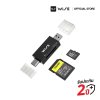 WISE Card Reader USB A/USB CUS B 3.0 การ์ดรีดเดอร์ รองรับ SD/SDHC/SDXC/ Micro SD/T-Flash