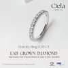 แหวนเพชรแถว Classic Eternity Band Ring 0.02 กะรัต