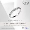 แหวนเพชรแถว Classic Eternity Band Ring 0.03 กะรัต