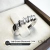 แหวนเพชรแถว Five-Stone Diamond Ring