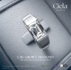 แหวนผู้ชายเพชรเม็ดกลาง Classic Emerald Ring