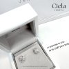 ต่างหูเพชรทรงกลมเม็ดเดี่ยว Classic Round Brilliant Stud Earrings