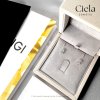 ต่างหูเพชร Oval Cut เพชร Lab Grown (CVD) Certificate IGI น้ำ 100 D Color VVS2 EXEX Ciela Jewelry