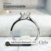 แหวนเพชรเม็ดเดี่ยว Classic Six-Prong Heart Solitaire