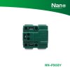 NANO เต้ารับเดี่ยวมีกราวน์ และม่านนิรภัย 16A 250V ขนาด 2 ช่อง Classic series สีเหลือง (1 ชิ้น/กล่อง, 10 ชิ้น/กล่อง) รุ่น NN-P302Y