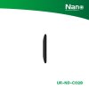 NANO แผงหน้ากากขอบมน ขนาด 2 ช่อง Nordic series สีดำ (1 ชิ้น/กล่อง) รุ่น UR-ND-C02B