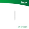 NANO แผงหน้ากากขอบมน ขนาด 3 ช่อง Nordic series สีขาว (1 ชิ้น/กล่อง) รุ่น UR-ND-C03W