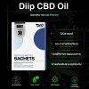 Diip CBD Oil Sachets 150mg Natural Flavor