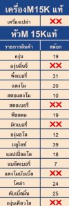หัว M SWITCH 15K