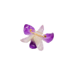 Clear-coated Dendrobium Orchid Brooch