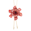 Gardenia on Adjustable Necklace Clear-Coate