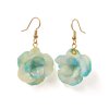 Clear-Coated Hydrangeas Earrings