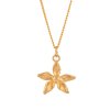 Gold Plated Ixora Pendant